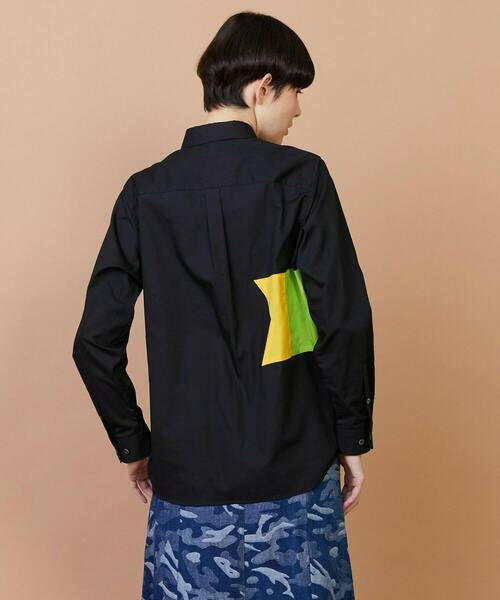 FRAPBOIS(フラボア)の「フラッグシャツ(シャツ/ブラウス・レディース・ホワイト/ブラック・1/2)」の14枚目の写真