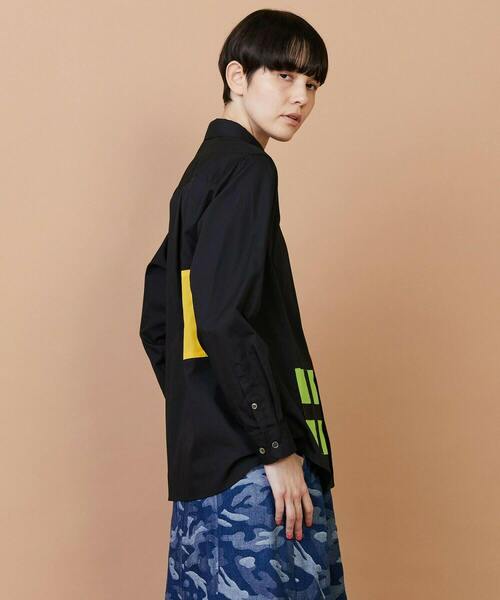 FRAPBOIS(フラボア)の「フラッグシャツ(シャツ/ブラウス・レディース・ホワイト/ブラック・1/2)」の15枚目の写真