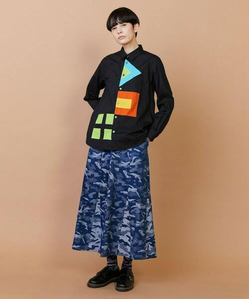 FRAPBOIS(フラボア)の「フラッグシャツ(シャツ/ブラウス・レディース・ホワイト/ブラック・1/2)」の16枚目の写真