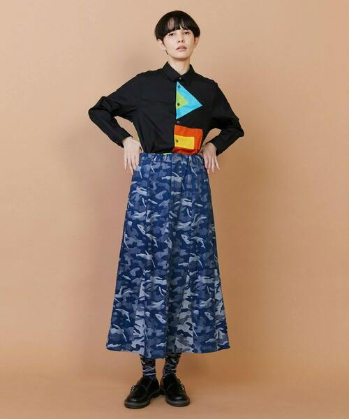 FRAPBOIS(フラボア)の「フラッグシャツ(シャツ/ブラウス・レディース・ホワイト/ブラック・1/2)」の19枚目の写真