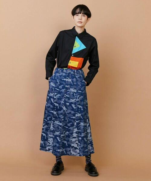 FRAPBOIS(フラボア)の「フラッグシャツ(シャツ/ブラウス・レディース・ホワイト/ブラック・1/2)」の20枚目の写真