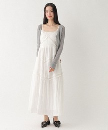 Heather | バイアスフリルレースキャミワンピース 659583(ワンピース)