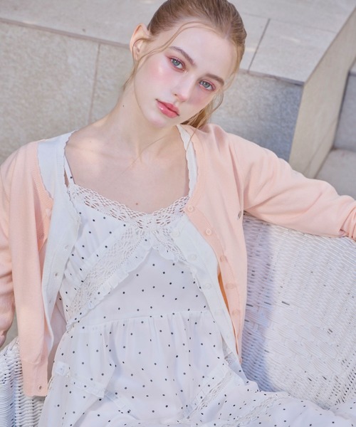 Heather(ヘザー)の「バイアスフリルレースキャミワンピース 659583(ワンピース・レディース・オフホワイト/ホワイト系その他/ブラック・FREE)」の13枚目の写真