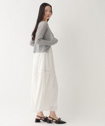 Heather（ヘザー）の「バイアスフリルレースキャミワンピース　659583（ワンピース）」