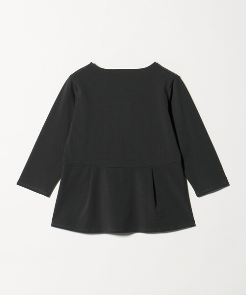 A DAY IN THE LIFE UNITED ARROWS(アデイインザライフユナイテッドアローズ)の「ポンチ ペプラムプルオーバー 7分袖 <A DAY IN THE LIFE>(Tシャツ/カットソー・レディース・オフホワイト/ダークグレー/ライトグレー・FREE)」の10枚目の写真