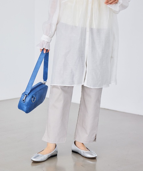 studio CLIP（スタディオクリップ）の「サブリナパンツ[プラスサイズあり]（その他パンツ・レディース・ネイビー/アイボリー/カーキ/ライトブルー/ライトグレー・LARGE/MEDIUM/SMALL/XXX-LARGE/X-LARGE/XX-LARGE）」の7枚目の写真