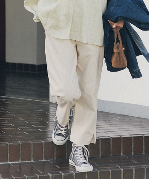 studio CLIP（スタディオクリップ）の「サブリナパンツ[プラスサイズあり]（その他パンツ・レディース・ネイビー/アイボリー/カーキ/ライトブルー/ライトグレー・LARGE/MEDIUM/SMALL/XXX-LARGE/X-LARGE/XX-LARGE）」の14枚目の写真