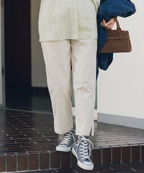 studio CLIP（スタディオクリップ）の「サブリナパンツ[プラスサイズあり]（その他パンツ・レディース・ネイビー/アイボリー/カーキ/ライトブルー/ライトグレー・LARGE/MEDIUM/SMALL/XXX-LARGE/X-LARGE/XX-LARGE）」の15枚目の写真