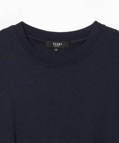 BEAMS HEART(ビームスハート)の「【7/16値下げ】ウール Tシャツ(ユニセックス)(Tシャツ/カットソー・メンズ・ブラック/ネイビー・LARGE/MEDIUM/SMALL)」の5枚目の写真