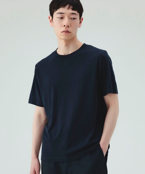 BEAMS HEART(ビームスハート)の「【7/16値下げ】ウール Tシャツ(ユニセックス)(Tシャツ/カットソー・メンズ・ブラック/ネイビー・LARGE/MEDIUM/SMALL)」の1枚目の写真