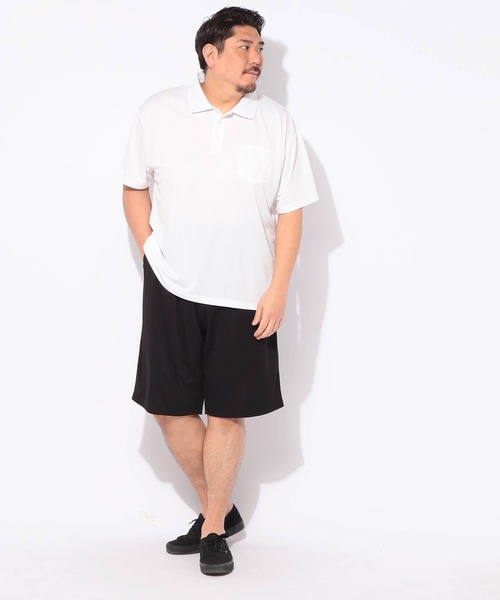 PIMLICO(ピムリコ)の「メッシュ ショートパンツ ハーフパンツ 短パン クールタッチ メンズ 大きいサイズ COOL TOUCH DRY ウエストゴム ショートパンツ PIMLICO ピムリコ(その他パンツ・メンズ・ネイビー/ブラック・X2(4L~5L)/X5(9L~10L)/X1(3L~4L)/X3(6L~7L)/X4(8L~9L))」の4枚目の写真