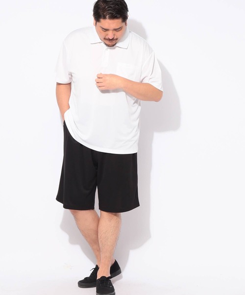 PIMLICO(ピムリコ)の「メッシュ ショートパンツ ハーフパンツ 短パン クールタッチ メンズ 大きいサイズ COOL TOUCH DRY ウエストゴム ショートパンツ PIMLICO ピムリコ(その他パンツ・メンズ・ネイビー/ブラック・X2(4L~5L)/X5(9L~10L)/X1(3L~4L)/X3(6L~7L)/X4(8L~9L))」の5枚目の写真