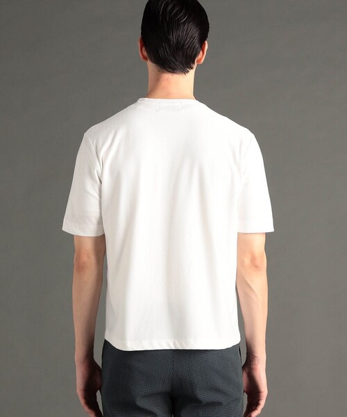 MONSIEUR NICOLE(ムッシュニコル)の「【ex/tra】クールタッチセンセーション VネックTシャツ(Tシャツ/カットソー・メンズ・ブラック/ホワイト・M/L/XL)」の14枚目の写真
