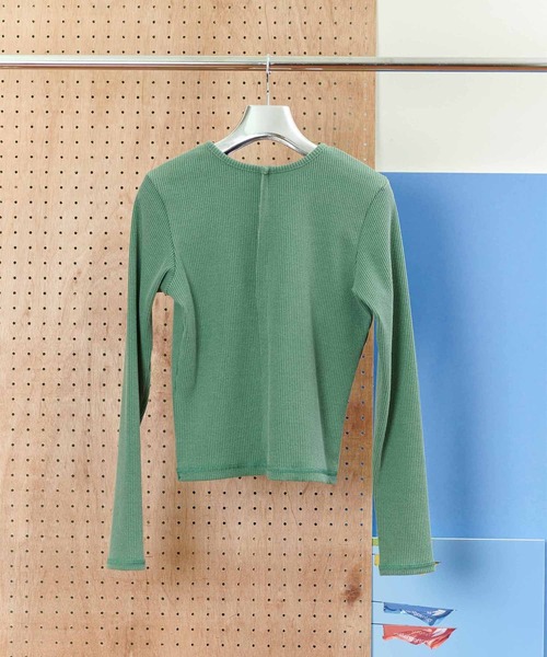 kotohayokozawa（コトハヨコザワ）の「【kotohayokozawa/コトハヨコザワ】CLICK DOT CARDIGAN/クリックドットカーディガン（カーディガン/ボレロ・レディース・ブラウン/カーキ/グレー・FREE）」の15枚目の写真