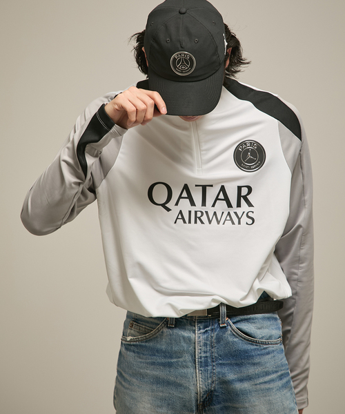 NIKE(ナイキ)の「【NIKE / ナイキ】PSG MNK DF STRK DRILLTOP K SE5(Tシャツ/カットソー・メンズ・ホワイト・X-LARGE/LARGE/MEDIUM/SMALL/XX-LARGE)」の1枚目の写真