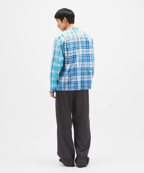 niche.（ニッチ）の「Niche. / ニッチ 別注 マドラスチェック オープンカラー シャツ（シャツ/ブラウス・メンズ・レッド/ネイビー/ブルー・LARGE/MEDIUM）」の10枚目の写真