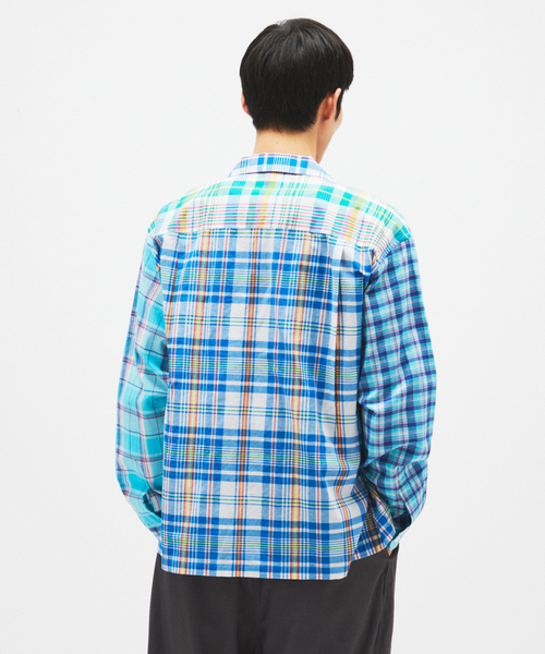 niche.（ニッチ）の「Niche. / ニッチ 別注 マドラスチェック オープンカラー シャツ（シャツ/ブラウス・メンズ・レッド/ネイビー/ブルー・LARGE/MEDIUM）」の13枚目の写真