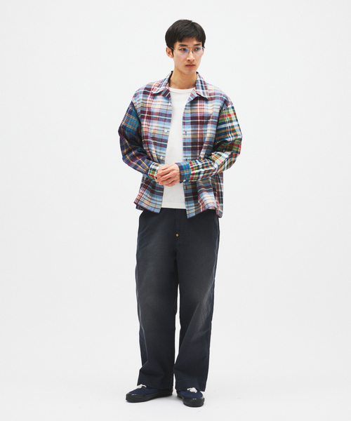 niche.（ニッチ）の「Niche. / ニッチ 別注 マドラスチェック オープンカラー シャツ（シャツ/ブラウス・メンズ・レッド/ネイビー/ブルー・LARGE/MEDIUM）」の16枚目の写真