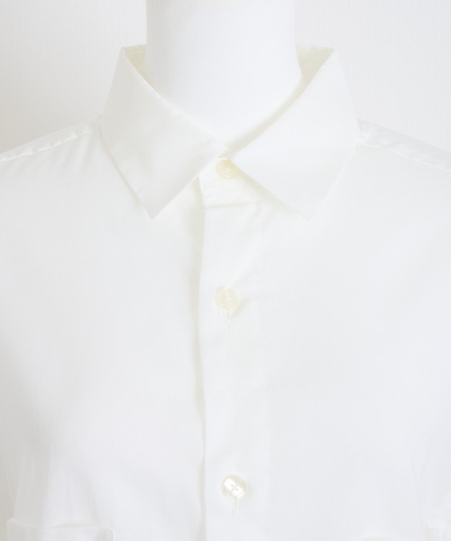 THE FLATS(ザフラッツ)の「ST: THE FLATS OVER SIZE POCKET SHIRT ザ フラッツ シアーオーバーサイズ ポケットシャツ(シャツ/ブラウス・レディース・ブラック/ブラウン/オフホワイト・FREE)」の7枚目の写真