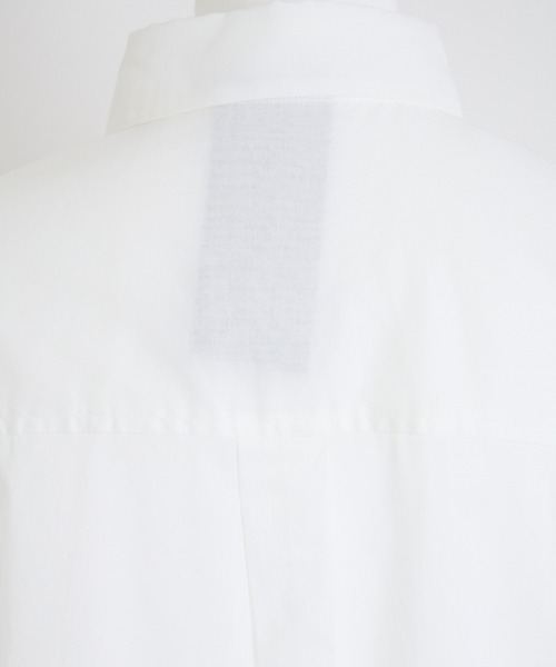 THE FLATS(ザフラッツ)の「ST: THE FLATS OVER SIZE POCKET SHIRT ザ フラッツ シアーオーバーサイズ ポケットシャツ(シャツ/ブラウス・レディース・ブラック/ブラウン/オフホワイト・FREE)」の12枚目の写真