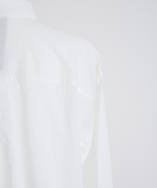 THE FLATS(ザフラッツ)の「ST: THE FLATS OVER SIZE POCKET SHIRT ザ フラッツ シアーオーバーサイズ ポケットシャツ(シャツ/ブラウス・レディース・ブラック/ブラウン/オフホワイト・FREE)」の13枚目の写真