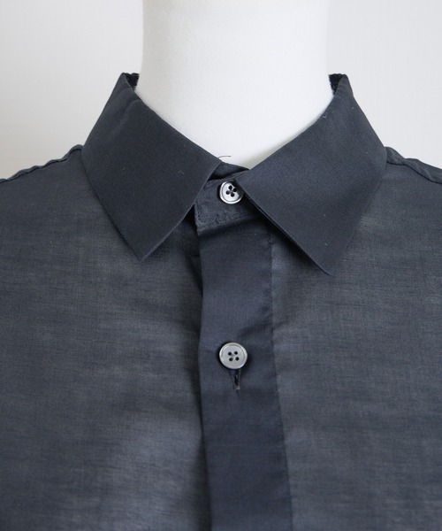 THE FLATS(ザフラッツ)の「ST: THE FLATS OVER SIZE POCKET SHIRT ザ フラッツ シアーオーバーサイズ ポケットシャツ(シャツ/ブラウス・レディース・ブラック/ブラウン/オフホワイト・FREE)」の14枚目の写真