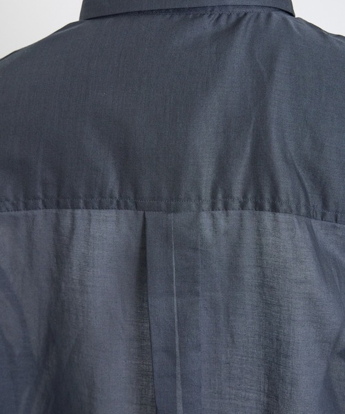 THE FLATS(ザフラッツ)の「ST: THE FLATS OVER SIZE POCKET SHIRT ザ フラッツ シアーオーバーサイズ ポケットシャツ(シャツ/ブラウス・レディース・ブラック/ブラウン/オフホワイト・FREE)」の20枚目の写真