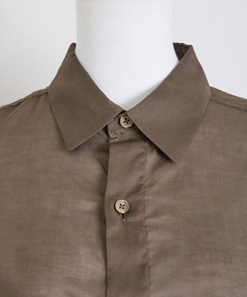 THE FLATS(ザフラッツ)の「ST: THE FLATS OVER SIZE POCKET SHIRT ザ フラッツ シアーオーバーサイズ ポケットシャツ(シャツ/ブラウス・レディース・ブラック/ブラウン/オフホワイト・FREE)」の22枚目の写真