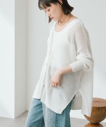 RIVE DROITE | 【前後2WAY仕様】リネンブレンド2WAYカーデ(カーディガン/ボレロ)