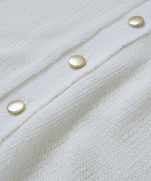 RIVE DROITE（リヴドロワ）の「【前後2WAY仕様】リネンブレンド2WAYカーデ（カーディガン/ボレロ・レディース・オフホワイト/モカ/グレー・FREE）」の16枚目の写真