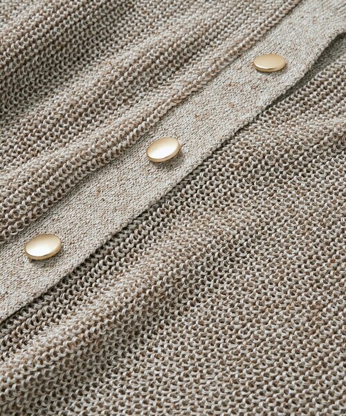 RIVE DROITE（リヴドロワ）の「【前後2WAY仕様】リネンブレンド2WAYカーデ（カーディガン/ボレロ・レディース・オフホワイト/モカ/グレー・FREE）」の7枚目の写真