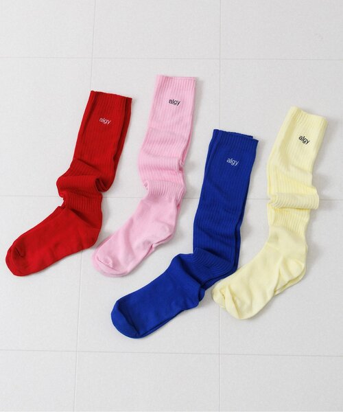 algy（アルジー）の「カラールーズソックス（ソックス/靴下・キッズ・ブルー/イエロー/レッド/ピンク・21/24）」の10枚目の写真