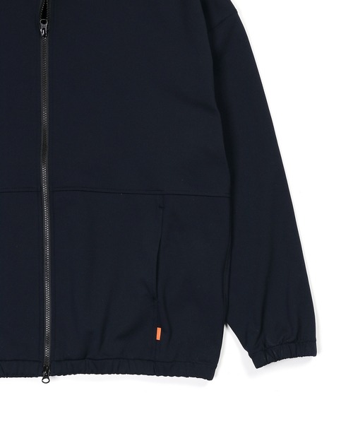 The DUFFER of ST.GEORGE（ザダファーオブセントジョージ）の「[360° THE CIRCLE STRETCH] BY WONDER SHAPE：セットアップ対応 サークルストレッチ ジップパーカー / ワンダーシェイプ / 速乾 軽量 / ライトアウター（その他アウター・メンズ・ネイビー/ブラック・MEDIUM/SMALL/X-LARGE/LARGE）」の13枚目の写真