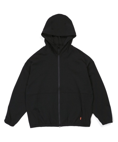 The DUFFER of ST.GEORGE（ザダファーオブセントジョージ）の「[360° THE CIRCLE STRETCH] BY WONDER SHAPE：セットアップ対応 サークルストレッチ ジップパーカー / ワンダーシェイプ / 速乾 軽量 / ライトアウター（その他アウター・メンズ・ネイビー/ブラック・MEDIUM/SMALL/X-LARGE/LARGE）」の9枚目の写真