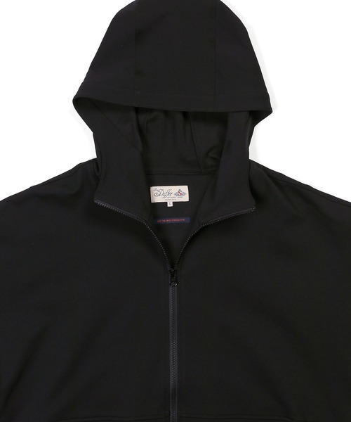 The DUFFER of ST.GEORGE（ザダファーオブセントジョージ）の「[360° THE CIRCLE STRETCH] BY WONDER SHAPE：セットアップ対応 サークルストレッチ ジップパーカー / ワンダーシェイプ / 速乾 軽量 / ライトアウター（その他アウター・メンズ・ネイビー/ブラック・MEDIUM/SMALL/X-LARGE/LARGE）」の11枚目の写真