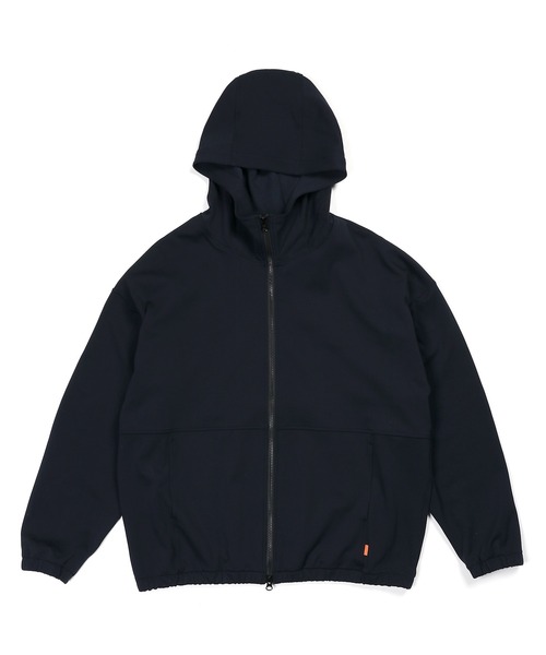 The DUFFER of ST.GEORGE（ザダファーオブセントジョージ）の「[360° THE CIRCLE STRETCH] BY WONDER SHAPE：セットアップ対応 サークルストレッチ ジップパーカー / ワンダーシェイプ / 速乾 軽量 / ライトアウター（その他アウター・メンズ・ネイビー/ブラック・MEDIUM/SMALL/X-LARGE/LARGE）」の10枚目の写真