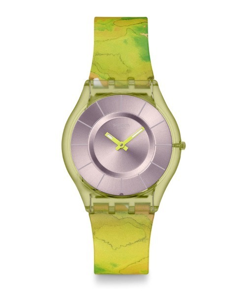 SWATCH(スウォッチ)の「INSPIRANCE(アナログ腕時計・レディース・グリーン/ベージュ/ピンク/パープル・FREE)」の1枚目の写真