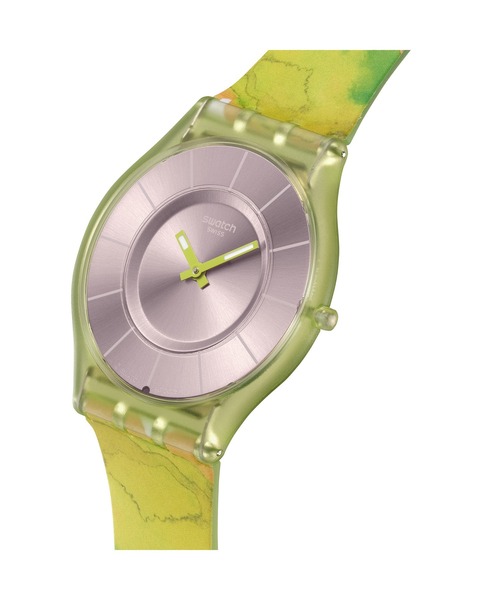SWATCH(スウォッチ)の「INSPIRANCE(アナログ腕時計・レディース・グリーン/ベージュ/ピンク/パープル・FREE)」の5枚目の写真