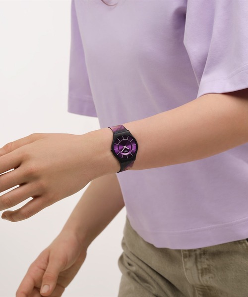 SWATCH(スウォッチ)の「INSPIRANCE(アナログ腕時計・レディース・グリーン/ベージュ/ピンク/パープル・FREE)」の18枚目の写真