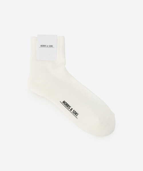 Morris & Sons(モリスアンドサンズ)の「MORRIS & SONS | ショートソックス MEN(ソックス/靴下・メンズ・チャコール/ホワイト/ブラウン/グリーン・MENS)」の2枚目の写真