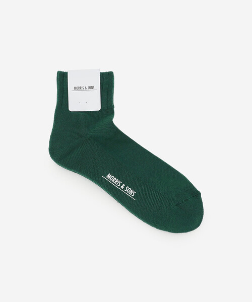 Morris & Sons(モリスアンドサンズ)の「MORRIS & SONS | ショートソックス MEN(ソックス/靴下・メンズ・チャコール/ホワイト/ブラウン/グリーン・MENS)」の4枚目の写真