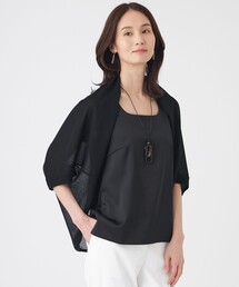 TRANS WORK（トランスワーク）の「【ウォッシャブル】シアーポンチョ（レインコート/ポンチョ）」