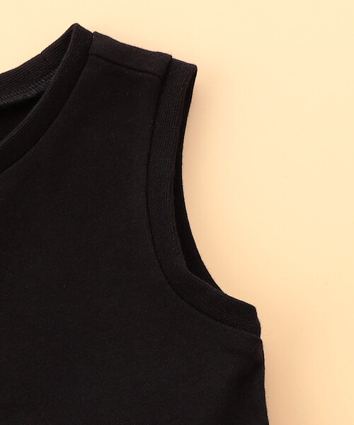 COMME CA ISM（コムサイズム）の「ギンガムチェックバルーン ワンピース(ベビーサイズ)（ワンピース・キッズ・ブラック・80-90cm）」の4枚目の写真