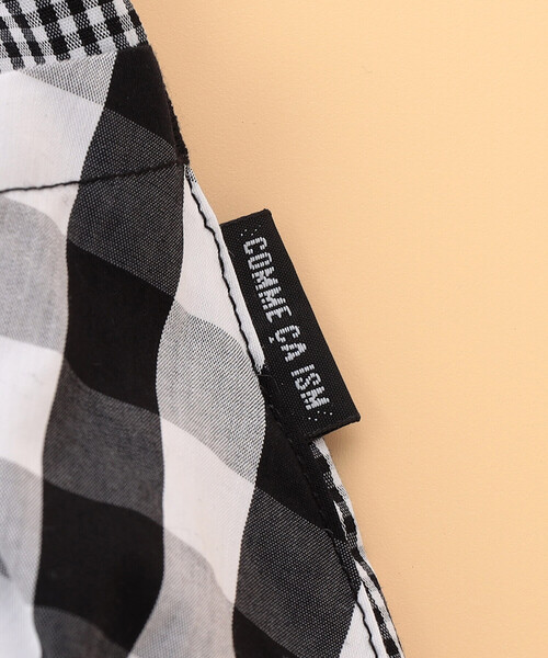 COMME CA ISM（コムサイズム）の「ギンガムチェックバルーン ワンピース(ベビーサイズ)（ワンピース・キッズ・ブラック・80-90cm）」の8枚目の写真