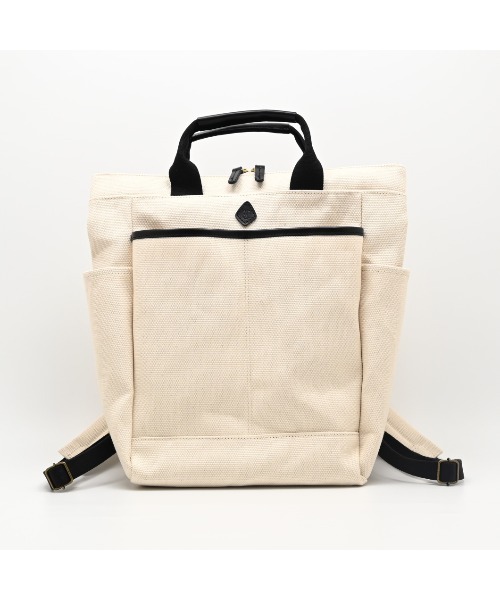 CLEDRAN（クレドラン）の「【充実のポケット配置】CL3972 GRAN SQUARE RUCK SACK（バックパック/リュック・レディース・ブラック/オリーブ/ベージュ/アイボリー・FREE）」の6枚目の写真