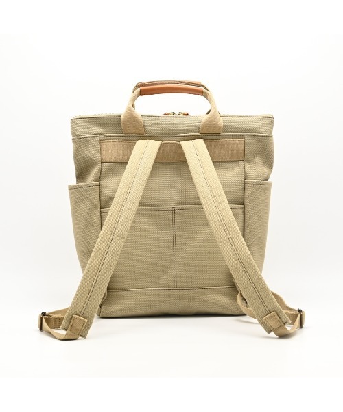 CLEDRAN（クレドラン）の「【充実のポケット配置】CL3972 GRAN SQUARE RUCK SACK（バックパック/リュック・レディース・ブラック/オリーブ/ベージュ/アイボリー・FREE）」の8枚目の写真