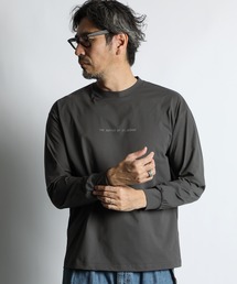 T/C WAFFLE LONG SLEEVE TEE：ワッフル ロングスリーブTEE（Tシャツ