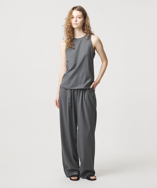 LOEFF(ロエフ)の「<LOEFF>トロピカルウール アメリカンスリーブ ブラウス(シャツ/ブラウス・レディース・コバルトブルー/オリーブ/ブラック・FREE)」の7枚目の写真