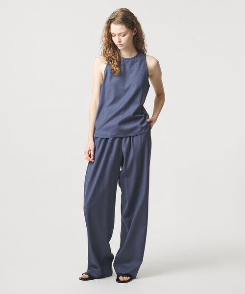 LOEFF(ロエフ)の「<LOEFF>トロピカルウール アメリカンスリーブ ブラウス(シャツ/ブラウス・レディース・コバルトブルー/オリーブ/ブラック・FREE)」の9枚目の写真