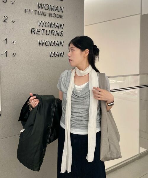 MUSINSA STANDARD WOMAN（ムシンサスタンダードウーマン）の「ウィメンズライトウェイトデニムマキシスカート[ディープインディゴ]（スカート・レディース・その他・SMALL/MEDIUM/LARGE/X-SMALL）」の9枚目の写真